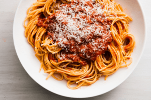 طرز تهیه اسپاگتی با ژامبون